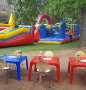 Jumping Castles & Arts & Crafts Set Up