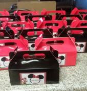 Box - The boxes are easy and a simple giveaway. Explore different colors for your individual theme, with labels designed to match