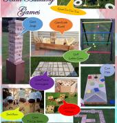 Giant lawn games