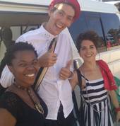 Clumze Eddie the Clown and the girls of Freshly Ground