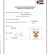 We are a registered NPO