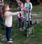 Archery lessons for the kiddies