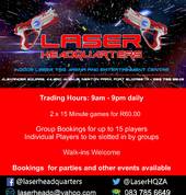 Laser Headquarters Port Elizabeth City Entertainment School Holiday Activities 1_small