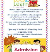 Lots to learn Open Day