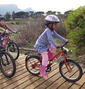 Kids bicycle tour with treaure hunt in Tokai Cape Town