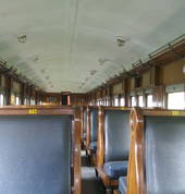 Interior of one of our 1930's built coaches
