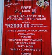 Ice cream cart Free on loan for your party