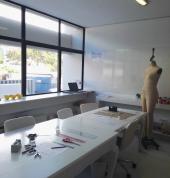 A quiet corner in the studio in Gardens Shopping Center, with the best view of Table Mountain ever!