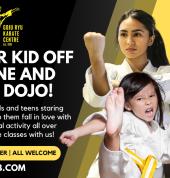 Get your kid off the couch and into the dojo!