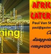 Gauteng Catering Services Business Card