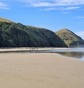 Umngazi river mouth and beach