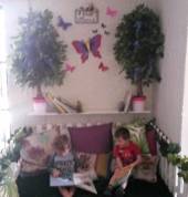 Reading in the Silent Corner