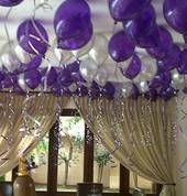 Helium filled balloons