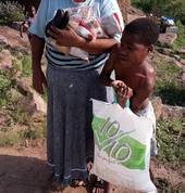 As our property borders a poor rural community we try to help our neighbours wherever possibe.