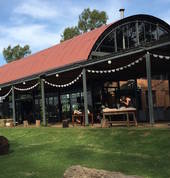 The Big Red Barn is a family based on a 150 hectare farm near Irene village and Midstream Estate