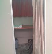 3 changing cubicles and separate toilet