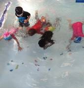 Diving for fishes
