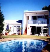 Large, crystal clear salt-water swimming pool