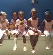 Babies waiting patiently for class