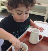 Practical life activities lead to development of improved fine motor control