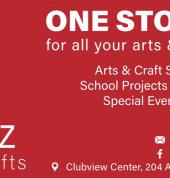 Pop in for all your craft supplies