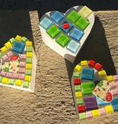 Mosaic wooden jewelry box