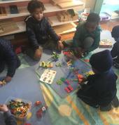 Group play activities to build and stimulate imagination and group work and discussion