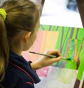 Acrylic painting skills class for kids