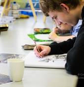 Drawing techniques class for teens