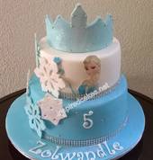 Girls cakes Frozen themed cake