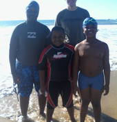 Out development squad in open water swimming.