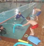 Part of our watersafety class. Throw reach, but dont go.