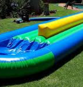 Double Slip 'n Slide offers hours of fun