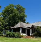 The original homestead which is now the principal and bursar's office and reception room