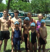 Midmar Mile swimmers