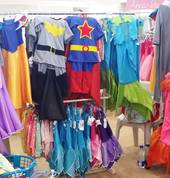 Dress up shop selection