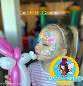 Face painting & balloon combo