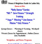 Classes on Offer