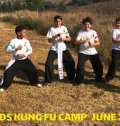 Kids Kung Fu Camp June 2018