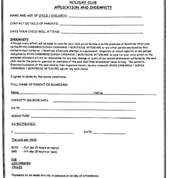 Application form
