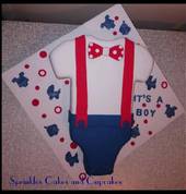 Babygrow its a boy cake
