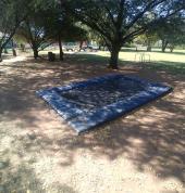 Front playground trampoline