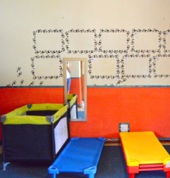 This is our sleeping bay where children can take their afternoon naps.
