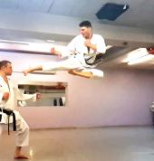 Shane Sensei Flying Kick