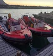 Both boats ready for action