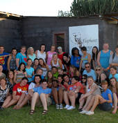 Group photo on day of departure