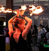 Fire dancing shows