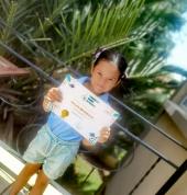 One of our youngest students