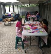 Angels being crafty