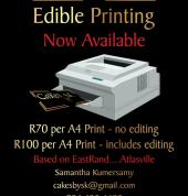 Edible Printing